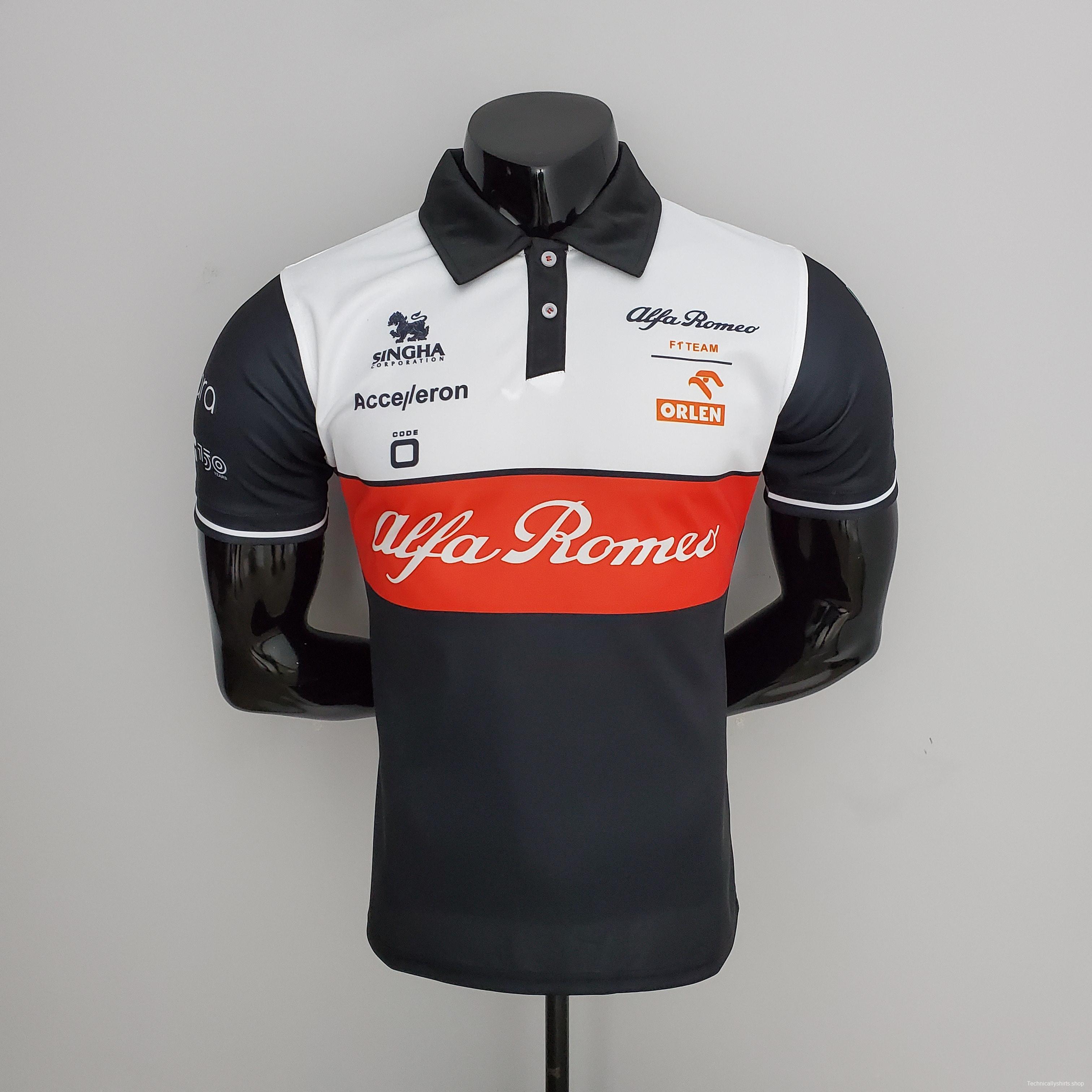 F1 Formula One 2022 Alfa Rome Polo S-5XL