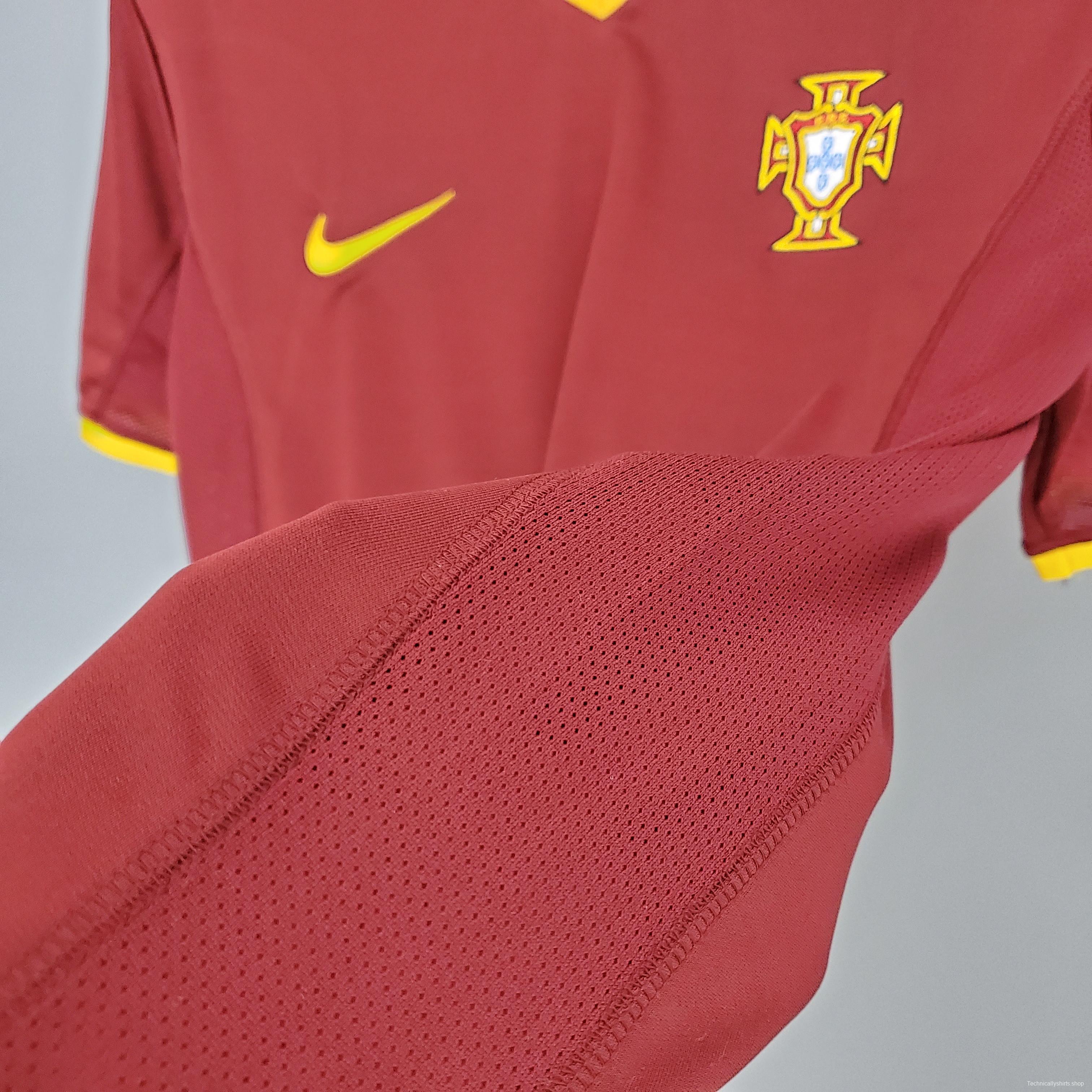 Retro 2000 Portugal home Soccer Jersey