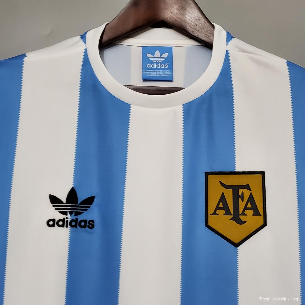 Retro 1978 Argentina home Soccer Jersey