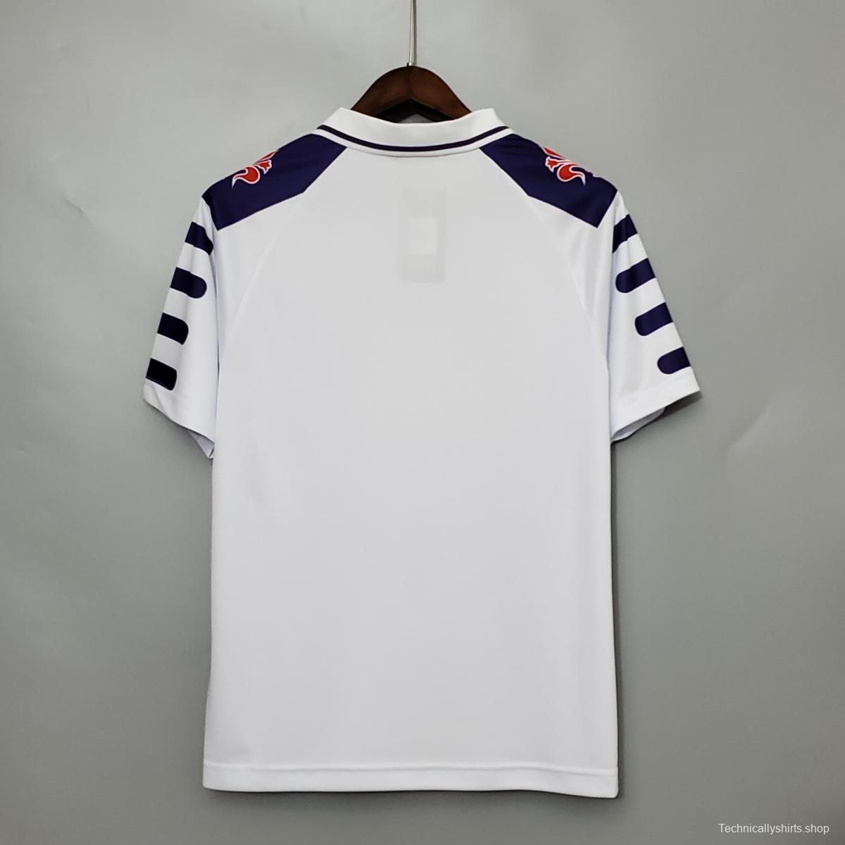 Retro 98/99 Fiorentina Away White Jersey