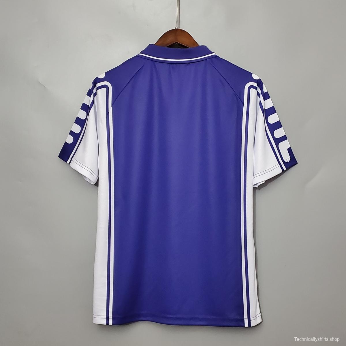 Retro 99/00 Fiorentina home Soccer Jersey