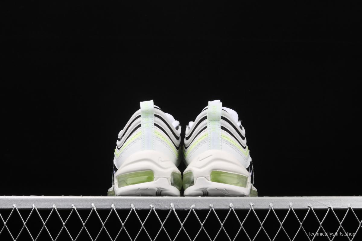 NIKE Air Max 97 XL 3M reflective white and green air cushion running shoes 921733-105