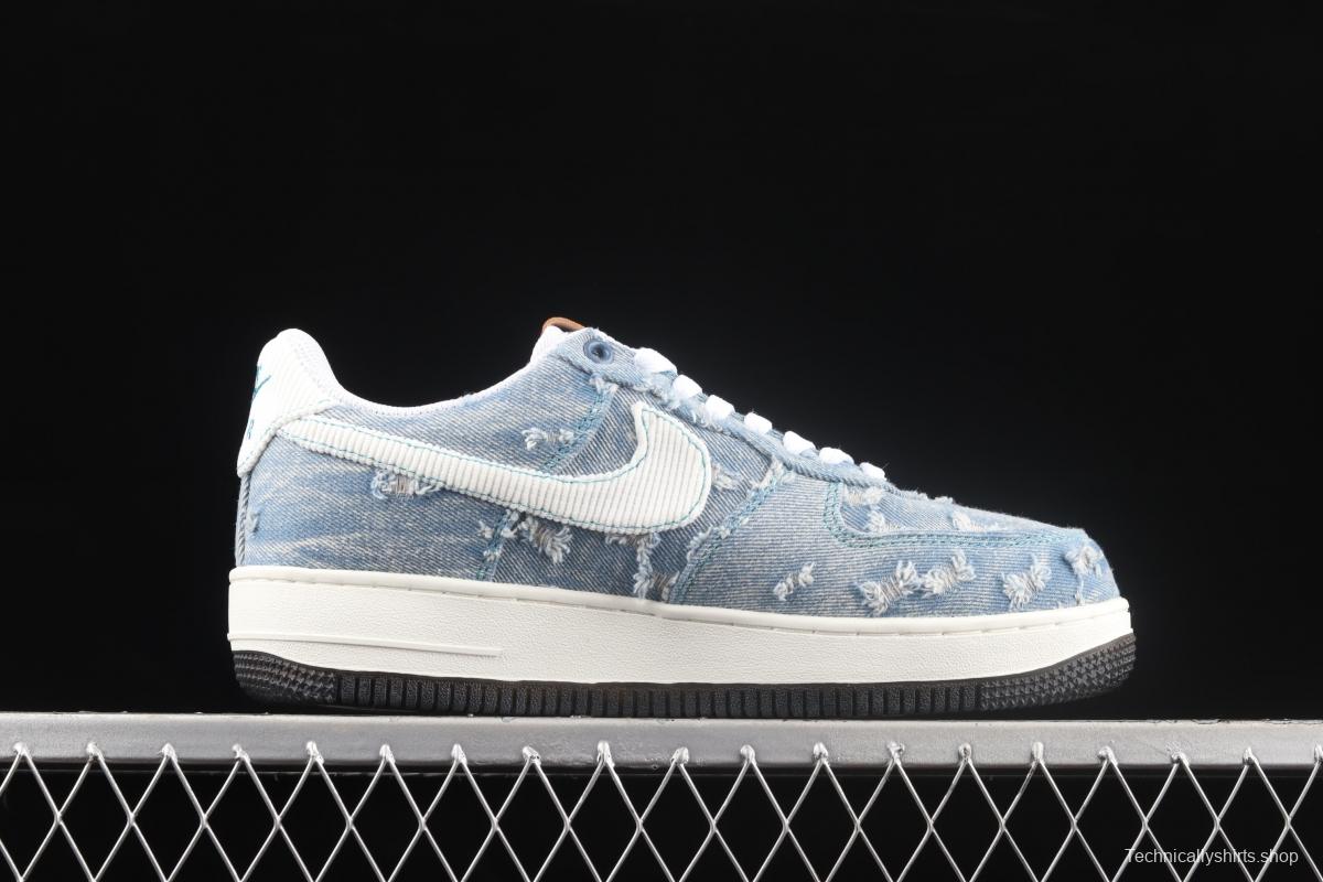 NIKE Air Force 1x 07 Low washed to make old low upper shoes 316122-333