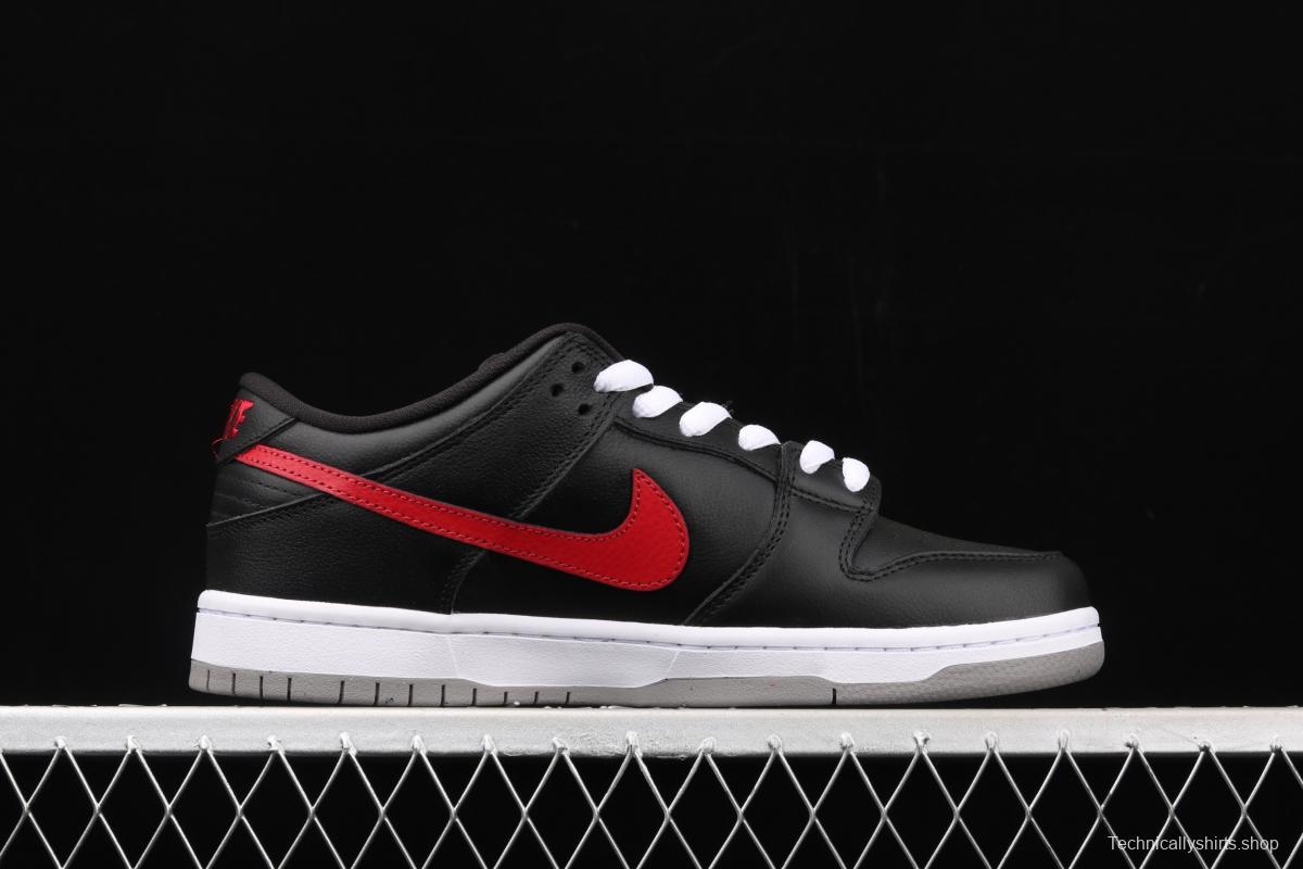 NIKE DUNK Low Premium 2020 black and red shrimp low-side leisure sports skateboard shoes 313170-060