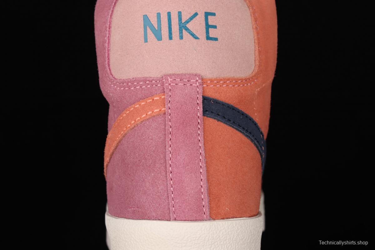 NIKE Blazer Mid'77 Vntg We Suede spliced Yuanyang high-top casual board shoes DC9179-664