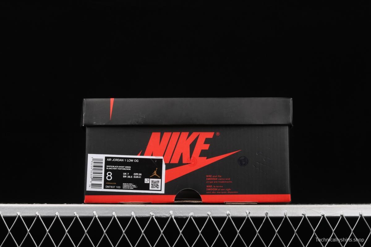 Air Jordan 1 Low OG apple green low top basketball shoes DM7837-103