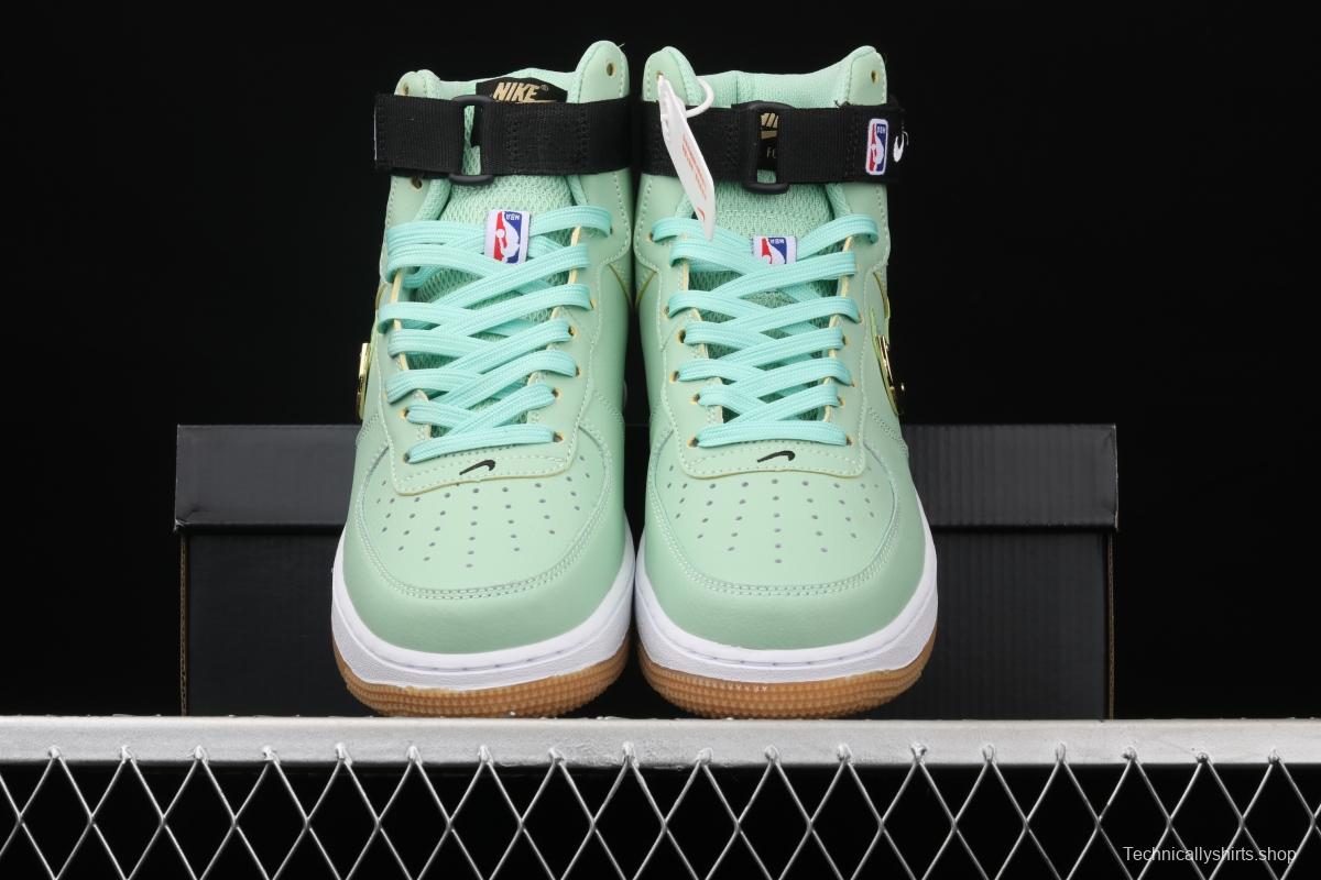 NIKE Air Force 1 High NBA Green Gum NBA Air Force High Top Green Leisure Board shoes CT2306-300