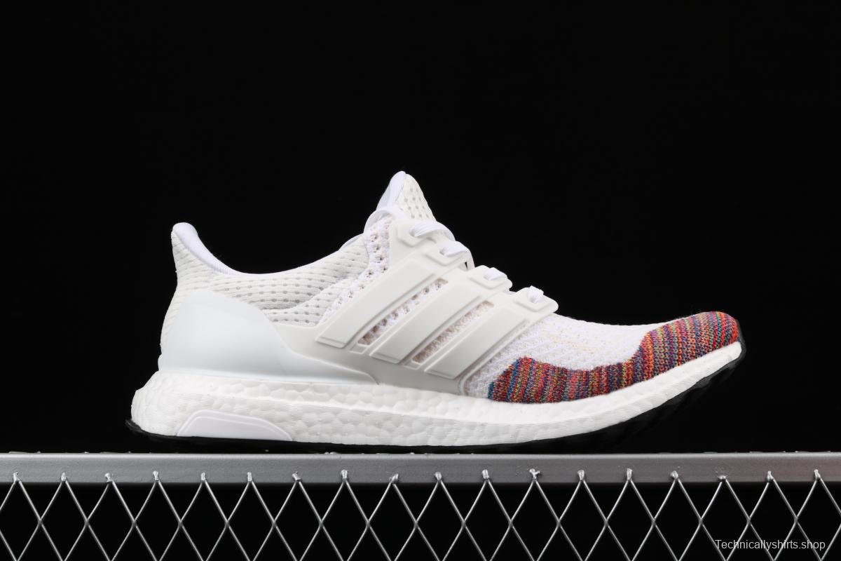 Adidas Ultra Boost 1.0 Multicolor Toe BB7800 colorful woven breathable cushioning running shoes