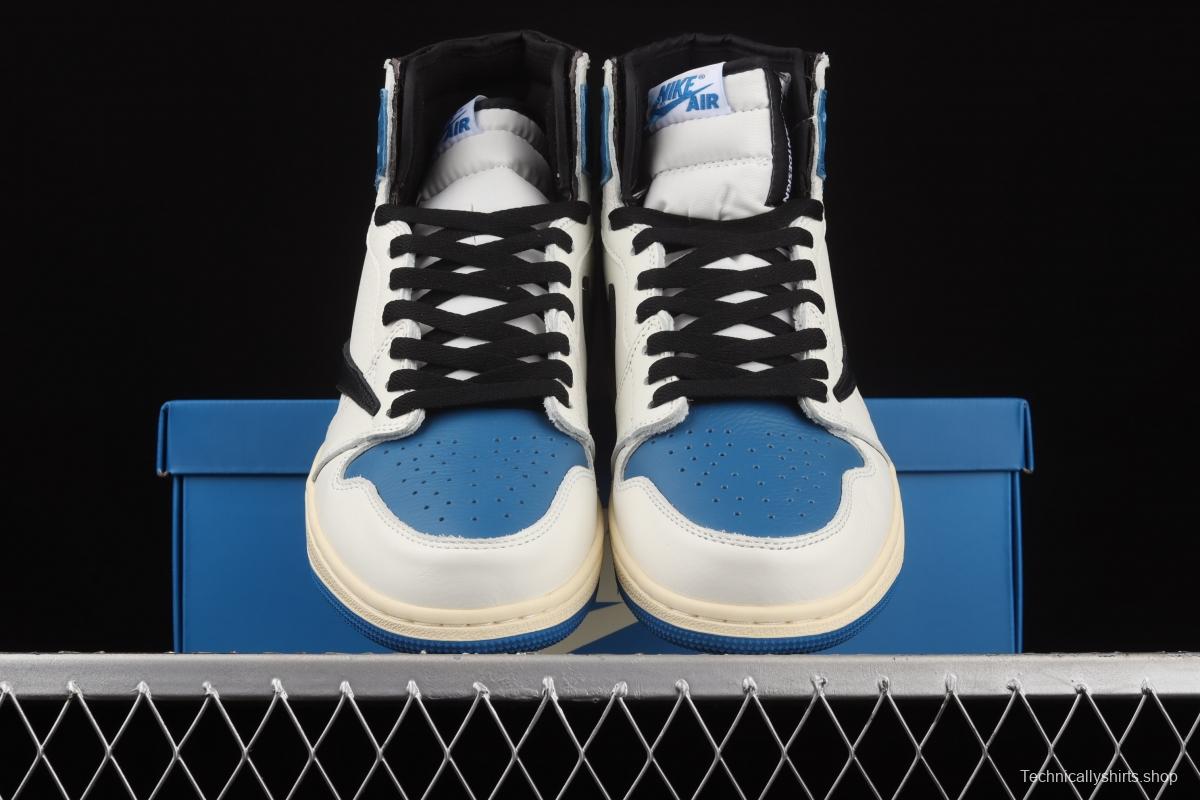 Travis Scott x Air Jordan 1 High OG Lightning inverted head layer original Standard DH3227-105