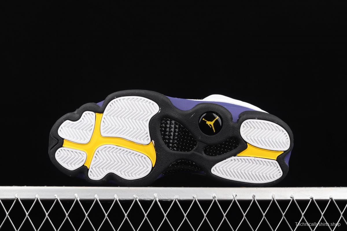 Air Jordan 13 Retro 3 White and purple 414571-105