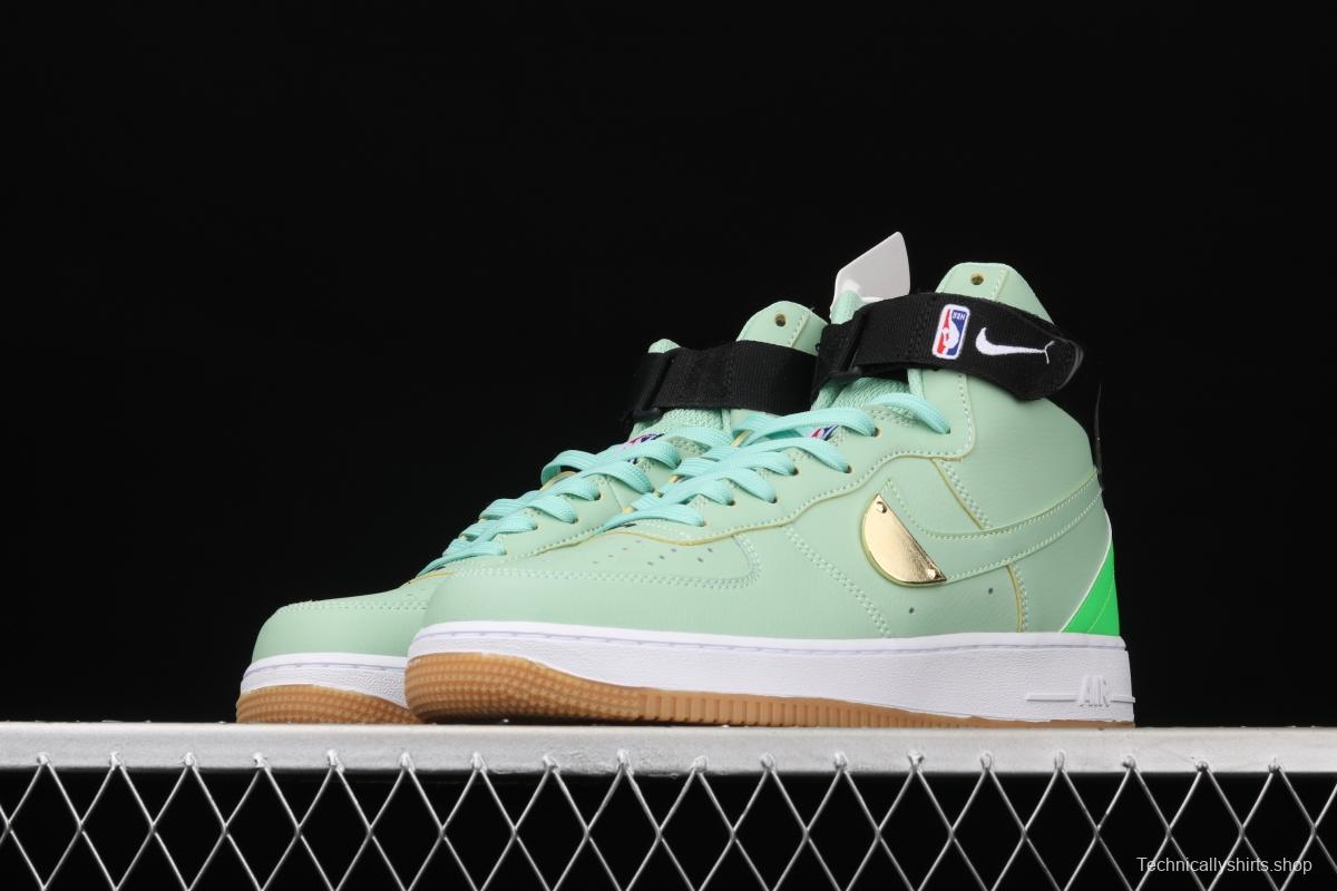 NIKE Air Force 1 High NBA Green Gum NBA Air Force High Top Green Leisure Board shoes CT2306-300