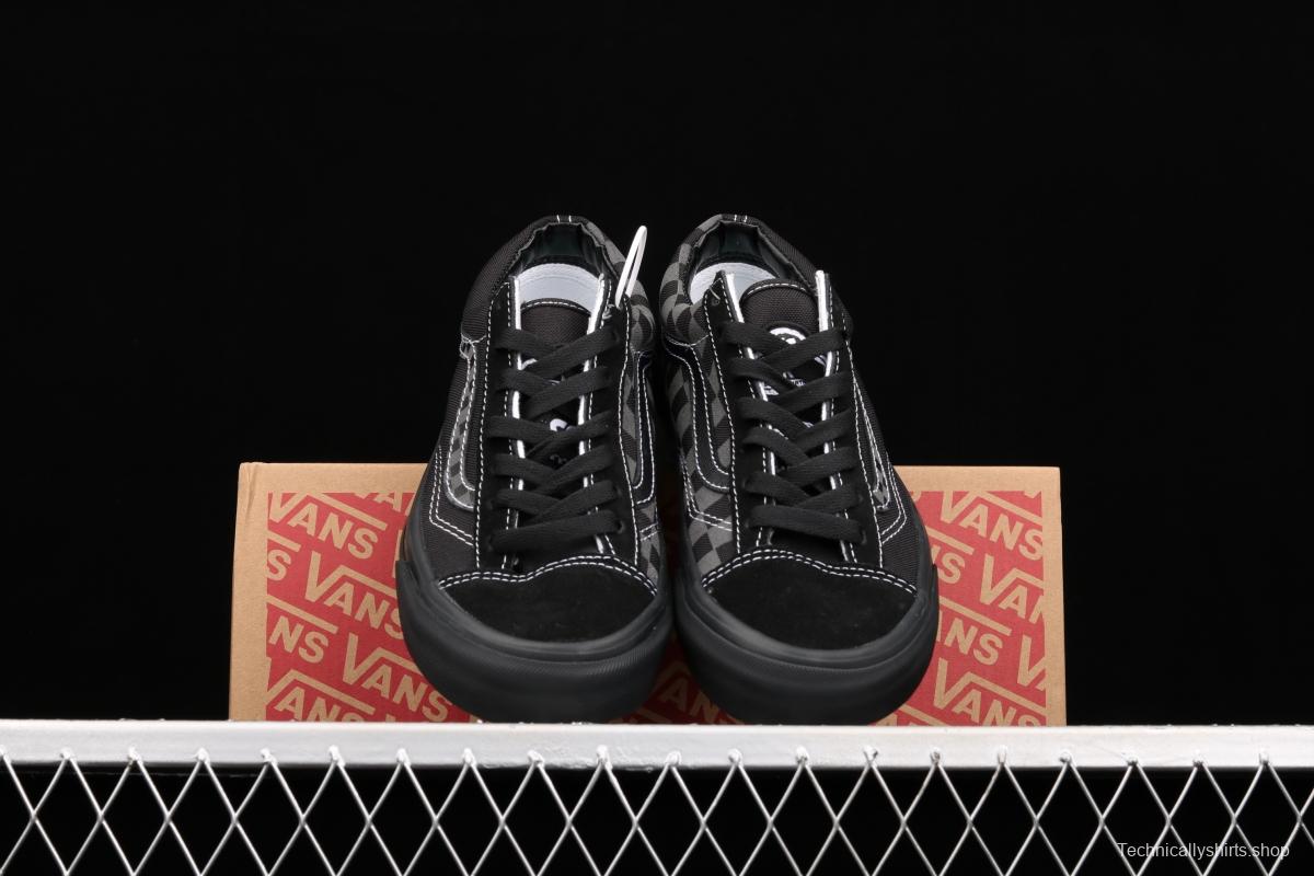 Vans X Se Bilkes Style 36 joint black low-top casual board shoes VN0A54F64YT