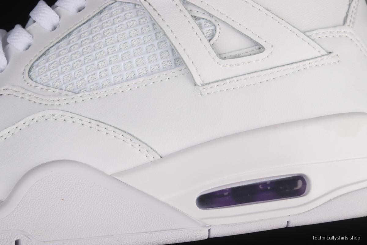 Air Jordan 4 Court Purple White and Purple head layer True Standard CT8527-115