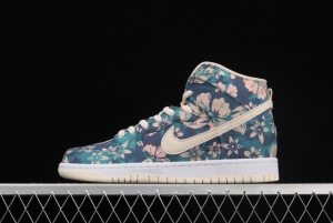 NIKE SB DUNK High Hawaiian dunk series high-top leisure sports skateboard shoes CZ2232-300