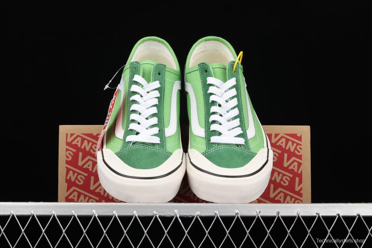 Vans Style 36 avocado green matching low-top sports shoes VN0A4UWI4SY