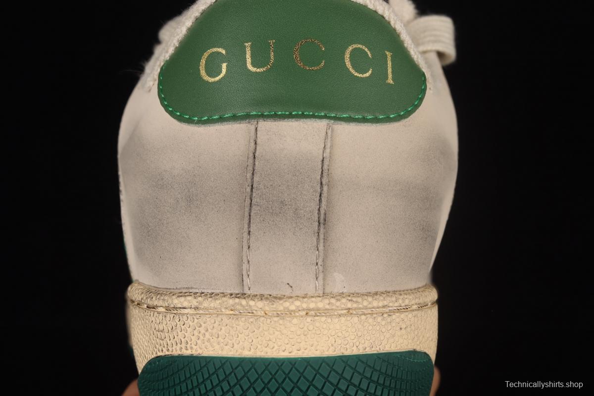 Gucci Distressed Screener Sneaker Gucci classic dirty shoes