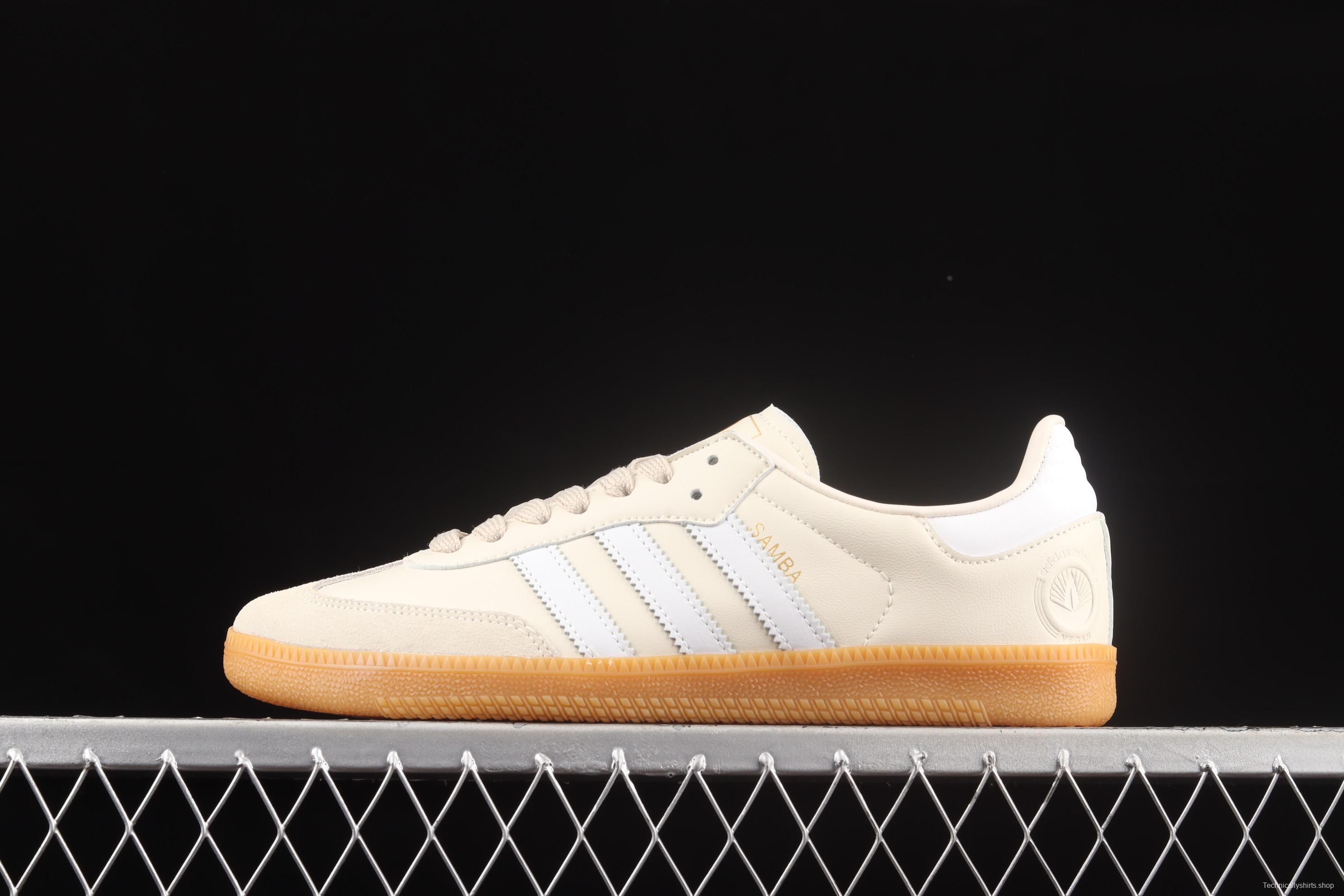 Adidas Samba Vegan FW2432 clover leisure board shoes