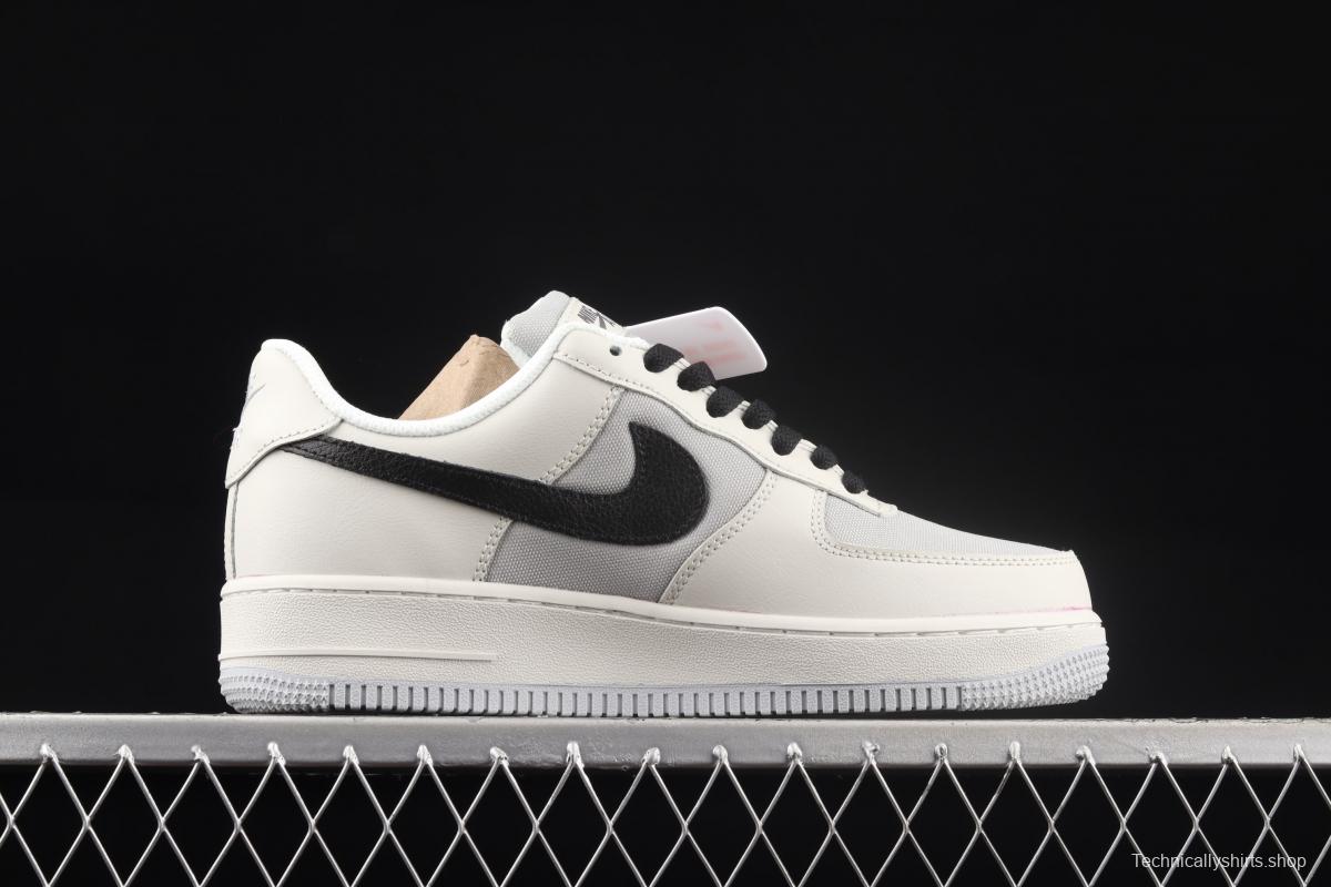 NIKE Air Force 11607 GORE-TEX Rice White Grey low-top Leisure Board shoes DO2760-206