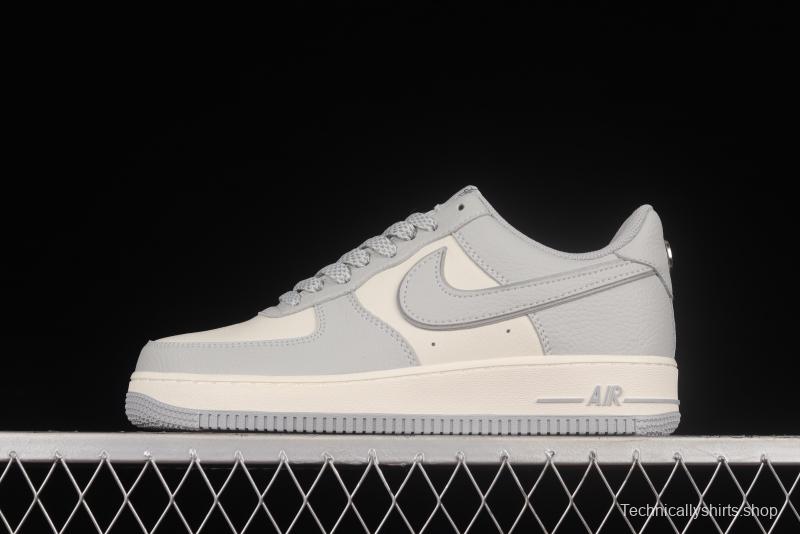 Stussy x NIKE Air Force 1 Low Stussy Co-branded White Gray White Reflective Starry Low Top Casual Sneakers ST2022-616