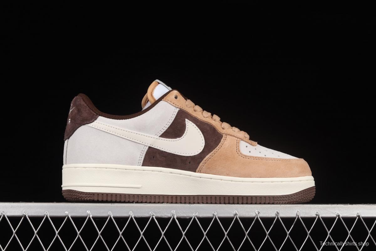 NIKE Air Force 1 Low coffee bean color low-top casual board shoes BL3099-233