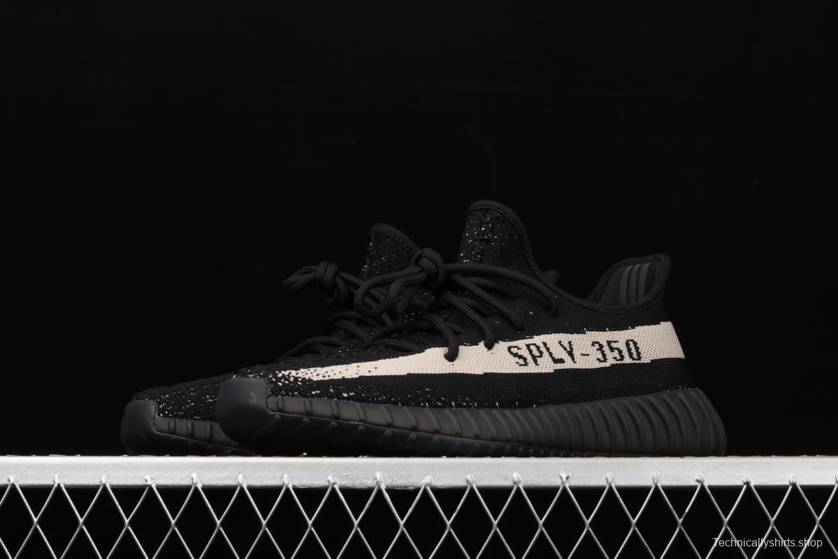 Adidas Yeezy 350V2 Real Boost Basf BY1604 Darth Coconut 350 second generation classic black and white color matching BASF Boost original