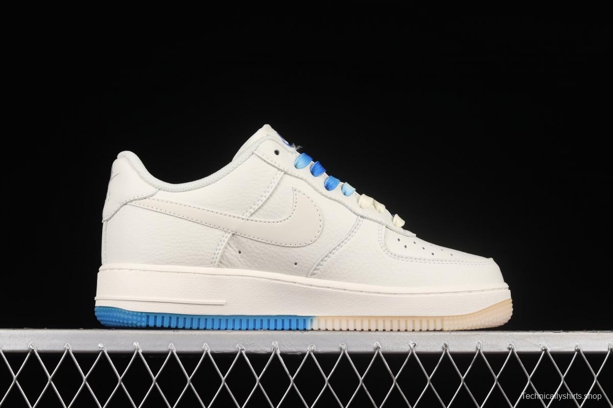 NIKE Air Force 1x 07 Low Rice White Blue Dallas Lone Ranger City limits low-top casual board shoes DH2088-606