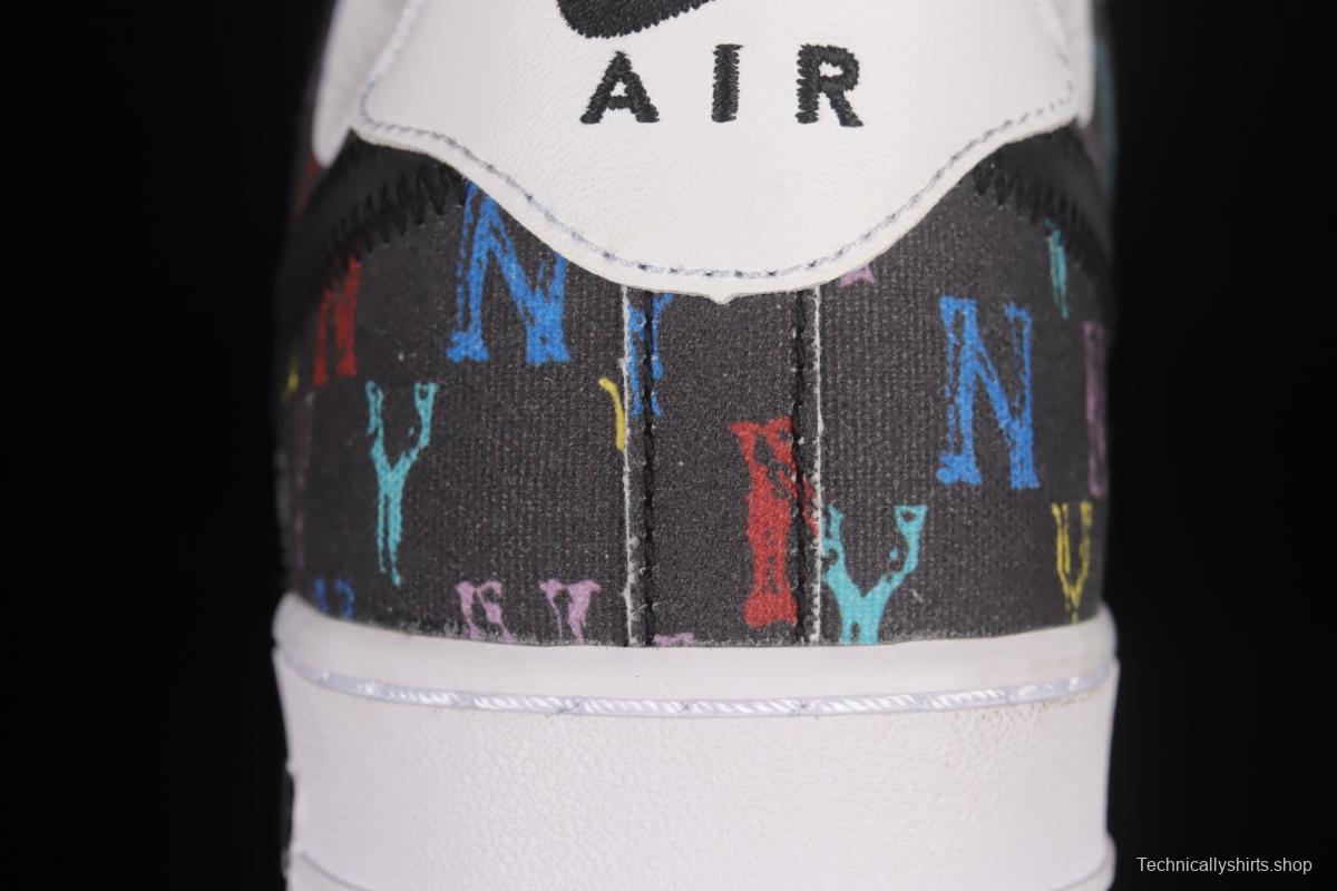 NIKE Air Force 1'07 Low MLB Yankees Joint Name Starry Color Low-Top Casual Sneakers 315122-444