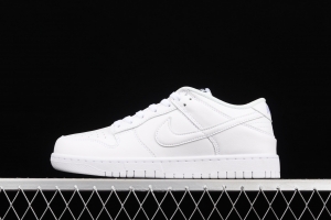 NIKE SB DUNK Low Prm pure white color SB buckle rebound fashion leisure board shoes DD1503-109