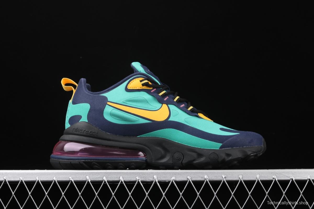 NIKE Air Max 270React new high-frequency mesh function half-palm air cushion cushioning running cloth shoes AO4971-300