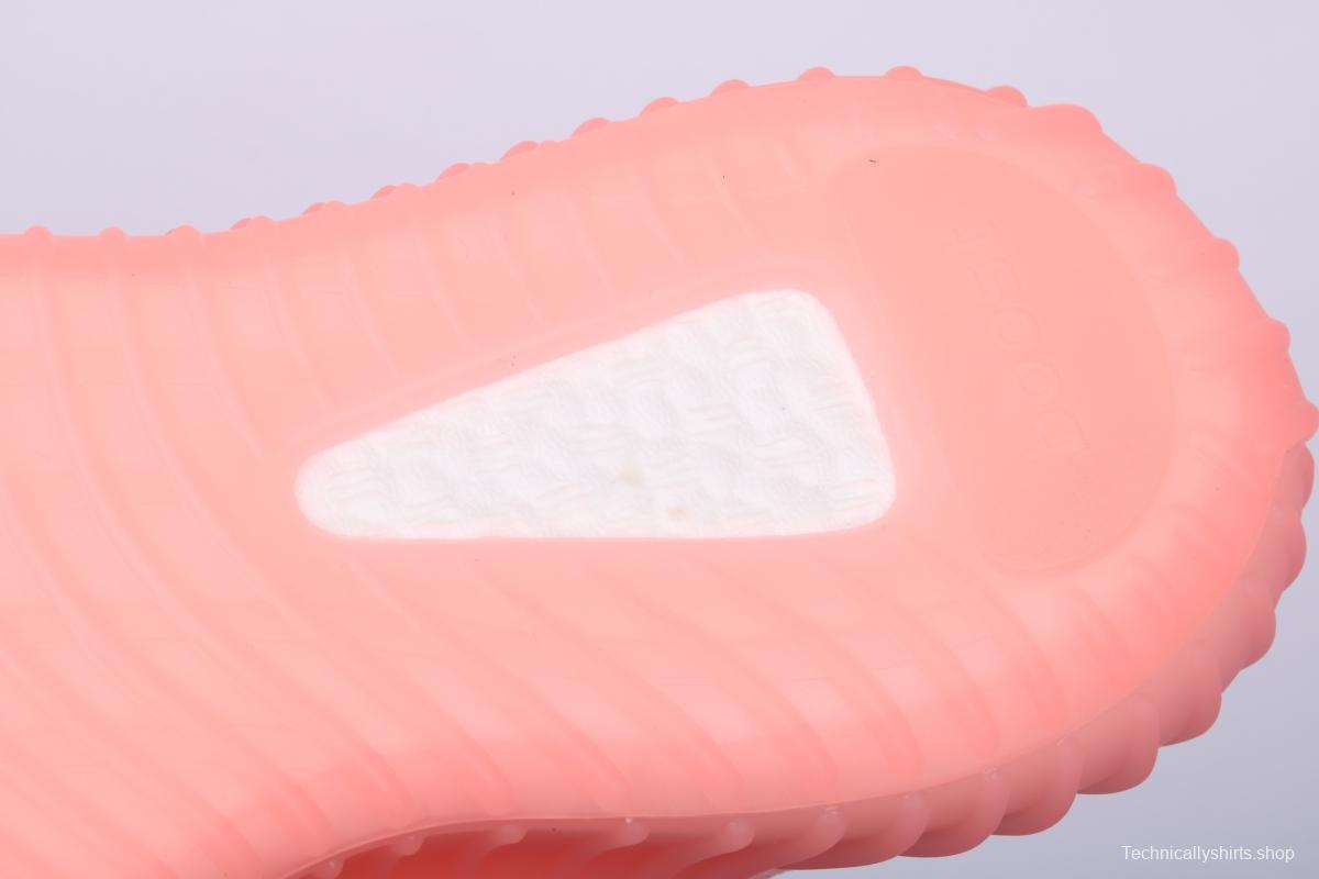 Adidas Yeezy 350 Boost V2 EG7498 Darth Coconut 350 second generation pink hollowed-out silk color matching