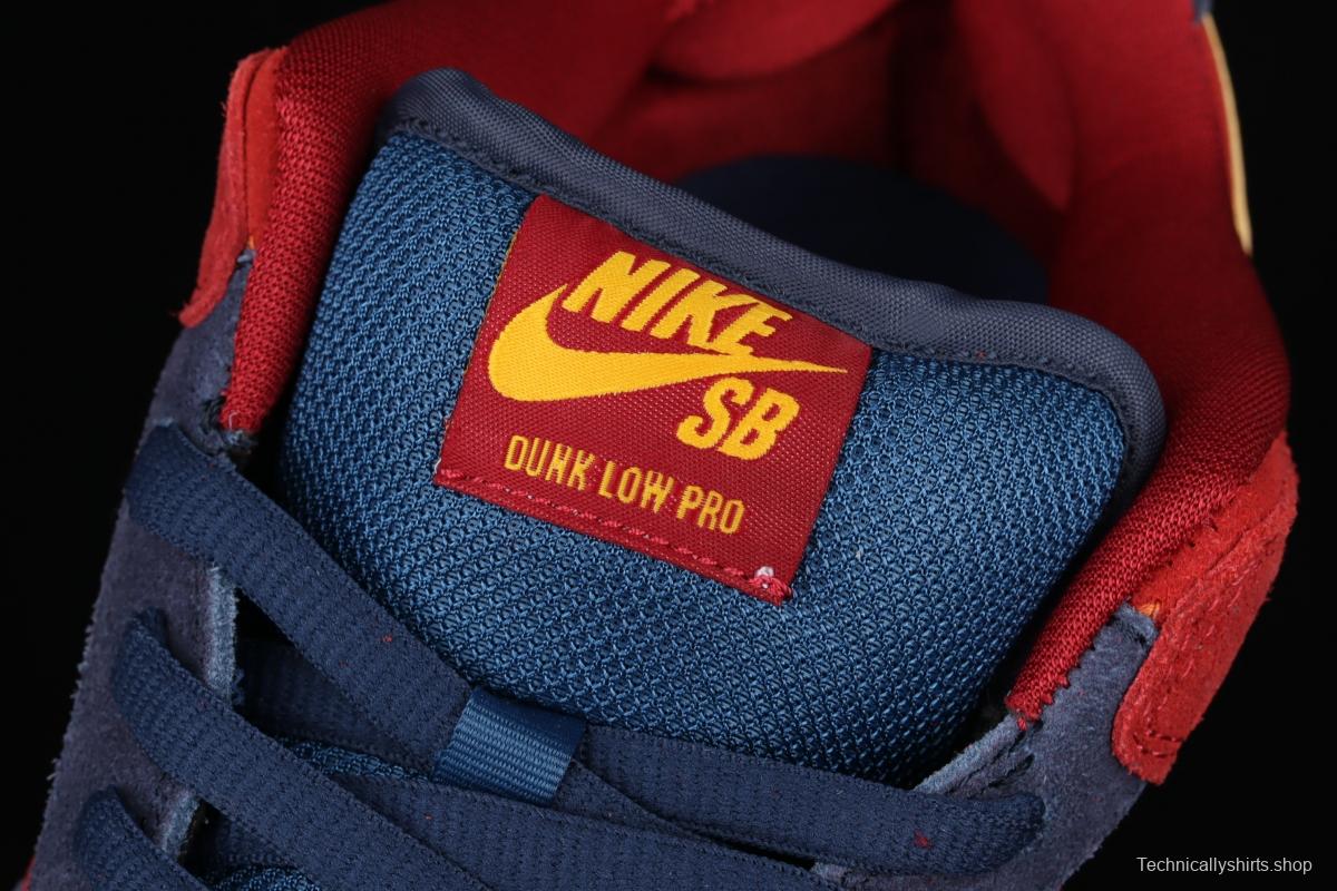 NIKE SB DUNK Low Barcelona Barcelona dress up color dunk series retro low-top skateboard shoes DJ0606-400