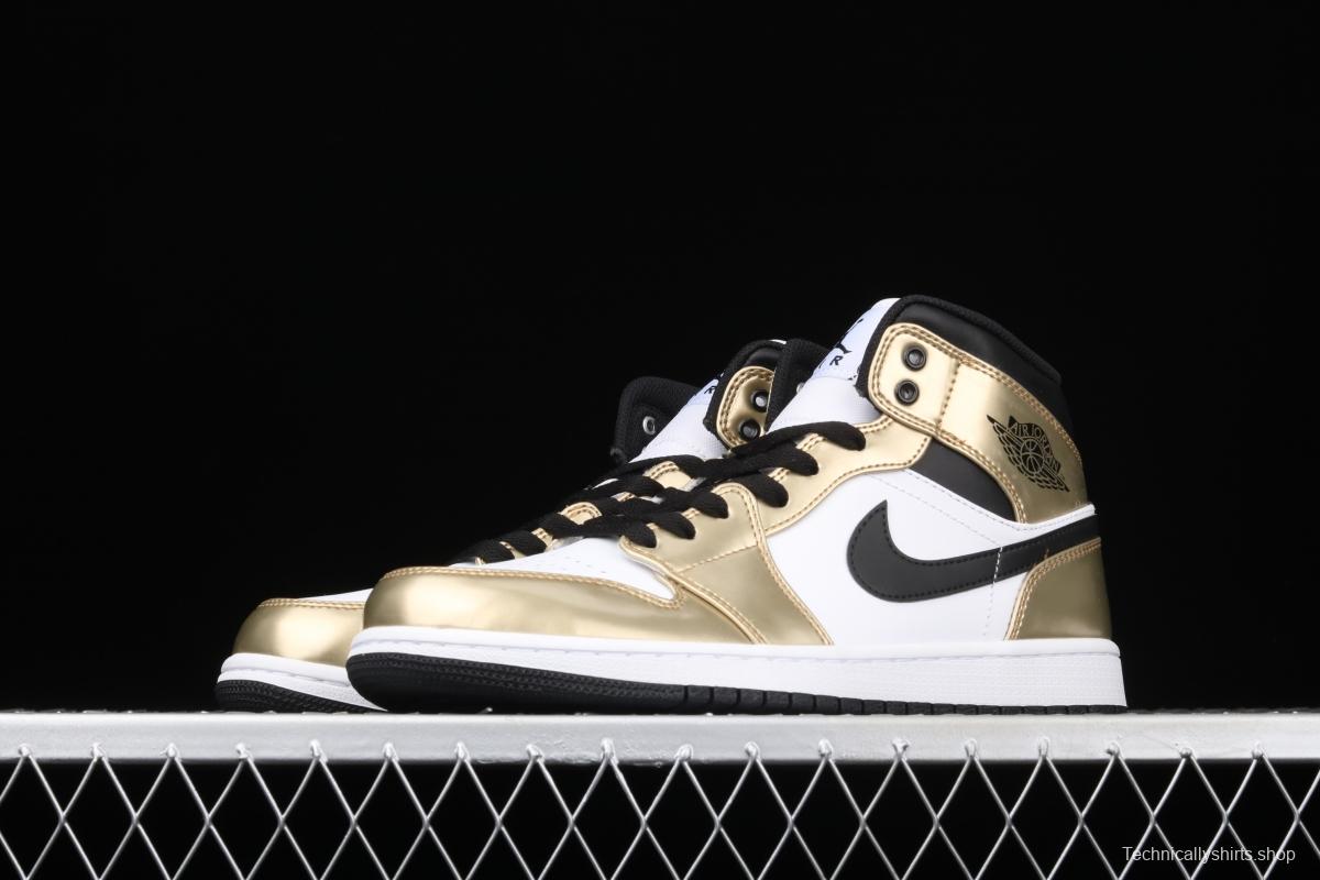 Air Jordan 1 Mid liquid gold DC1419-700