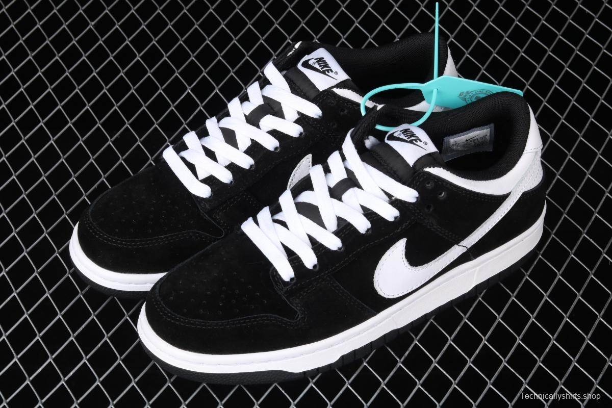 NIKE SB Zoom DUNK Low GS Snow Black and White Slam Dunk Series low side Leisure Sports Skateboard shoes 310569-020