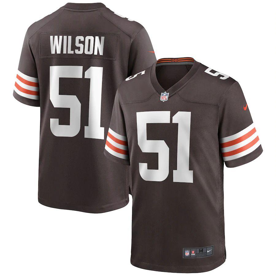 Men's Mack Wilson Brown Player Limited Team Jersey