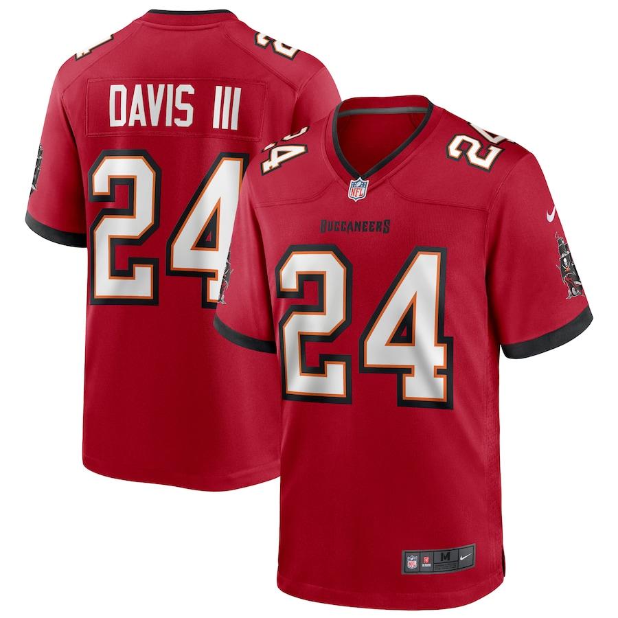 Men's Carlton Davis III Red Player Limited Team Jersey