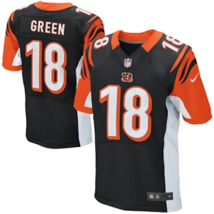 Men's AJ Green Black Player Elite Team Jersey