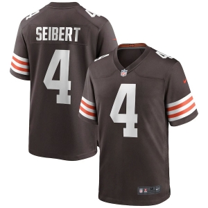 Men's Austin Seibert Brown Player Limited Team Jersey