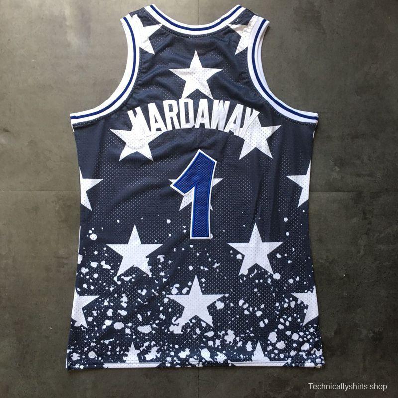 Men's Anfernee Hardaway Blue Retro Classic Team Jersey