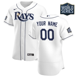 Men's White 2020 World Series Bound Custom Authentic Team Jersey