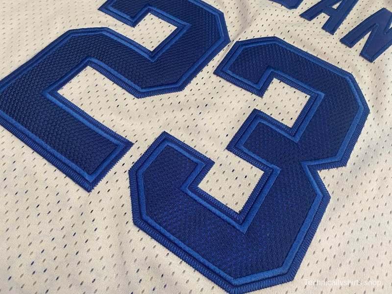 Men's Michael Jordan White Retro Classic Team Jersey