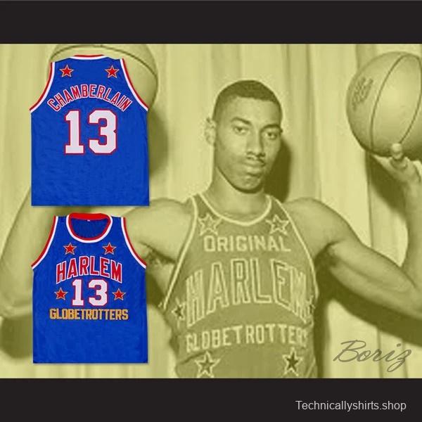 Wilt Chamberlain Harlem Globetrotters Basketball Jersey