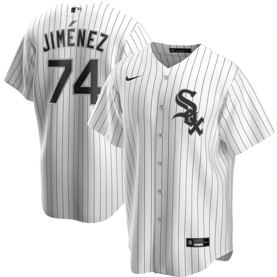 Men's Eloy Jimenez White Home 2020 Player Team Jersey