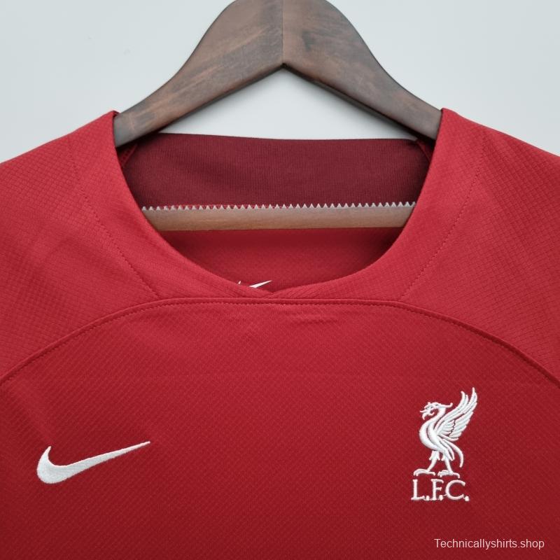 22/23 Women Liverpool Home Soccer Jersey