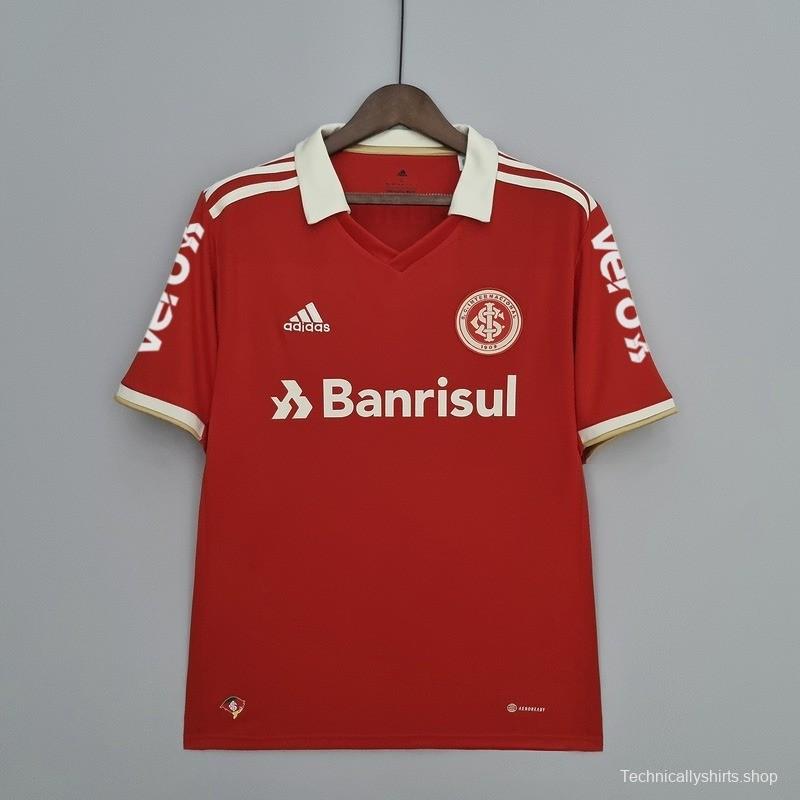 22/23 All Sponsors Internacional Home  Soccer Jersey