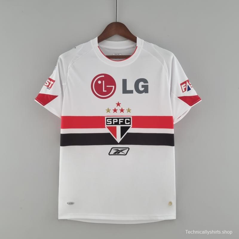 Retro Sao Paulo 2006 Home Soccer Jersey