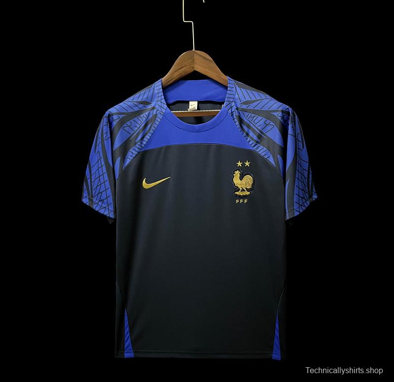 22/23 French Royal Blue Pre-match Training 