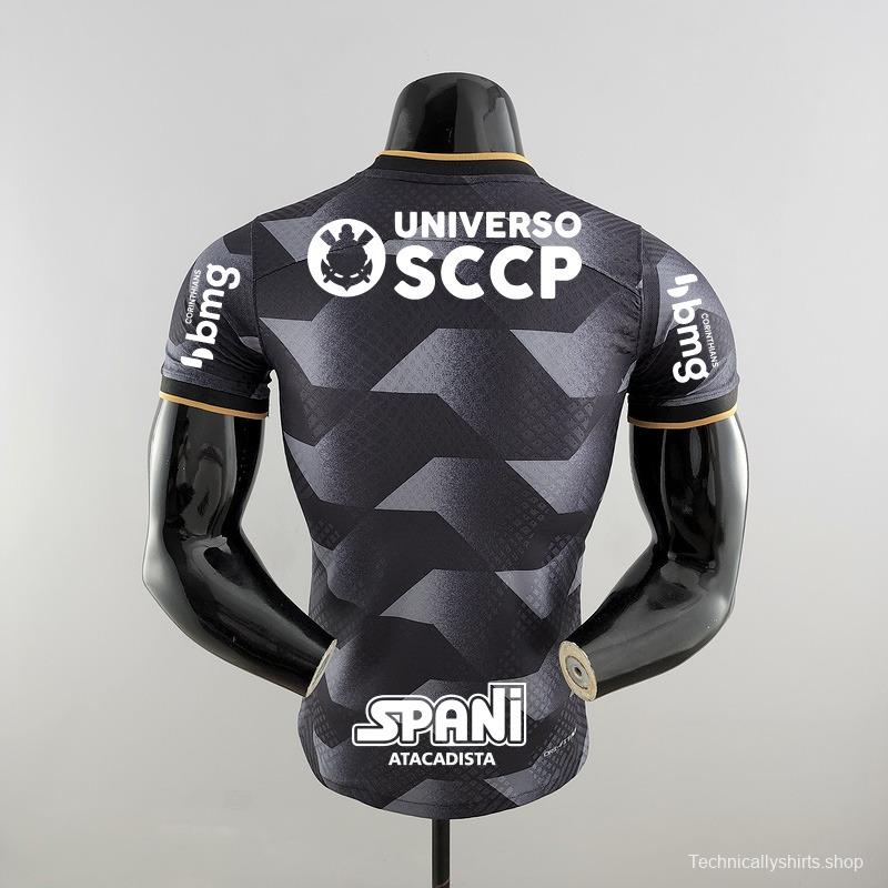 Player Version 2022 All Sponsors Corinthians Away Soccer Jersey