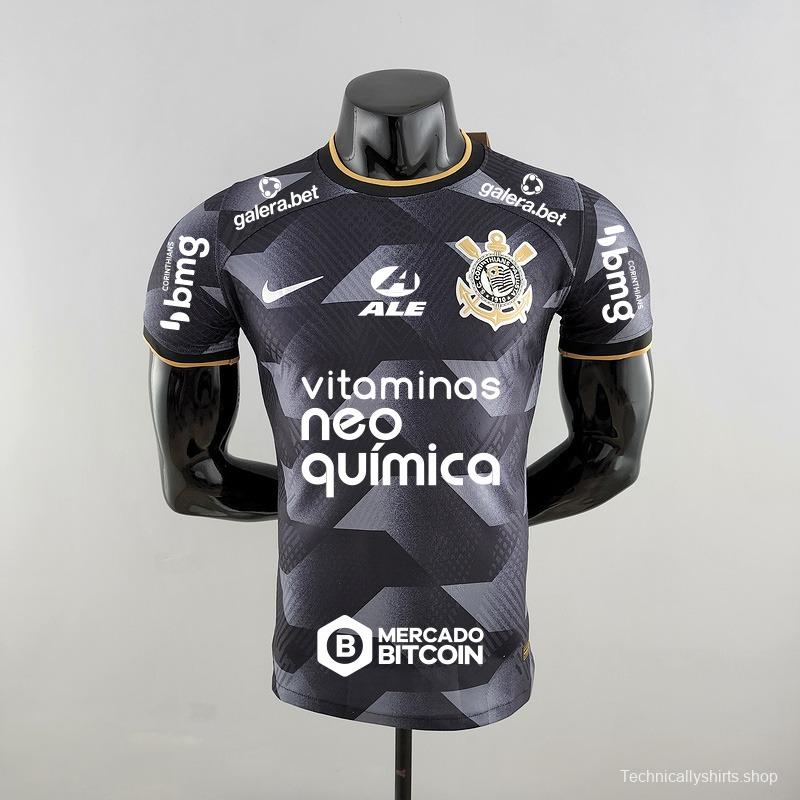 Player Version 2022 All Sponsors Corinthians Away Soccer Jersey