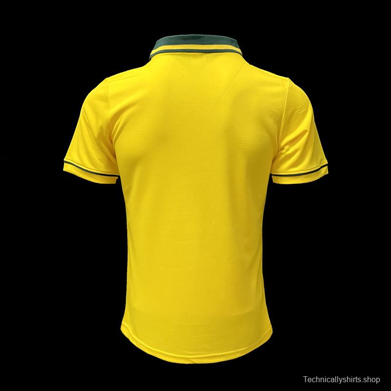 Retro 1994 Brazil Home Soccer Jersey