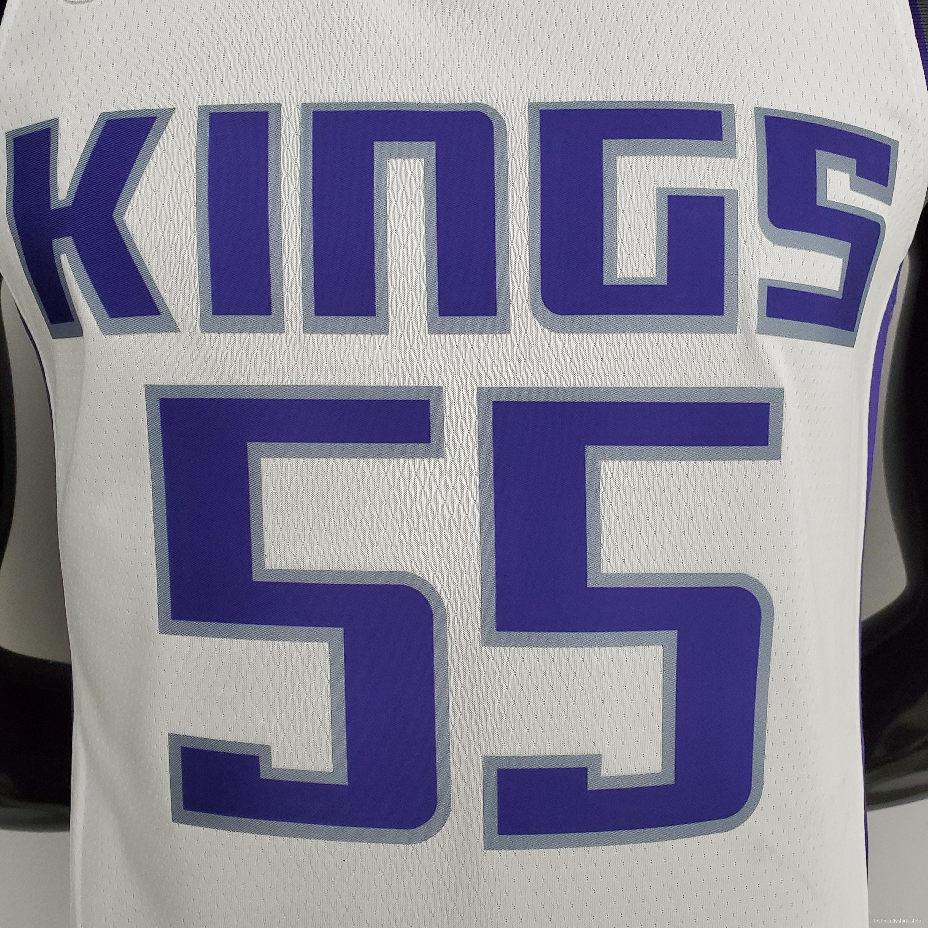 NBA 75th Anniversary Kings Williams #55 White Jersey